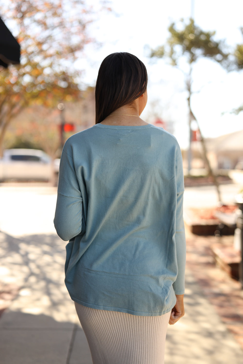 Ada Sweater - Light Teal