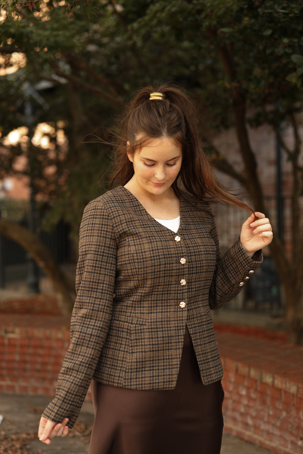 Kristen Blazer - Plaid